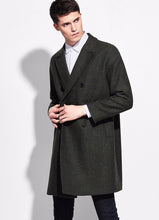 Wool Drop Shoulder Double Breasted Coat
