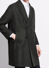 Wool Drop Shoulder Double Breasted Coat