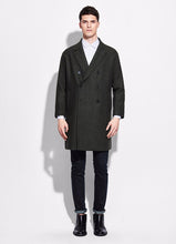 Wool Drop Shoulder Double Breasted Coat