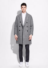 Double Breasted Drop Shoulder Coat