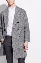 Double Breasted Drop Shoulder Coat